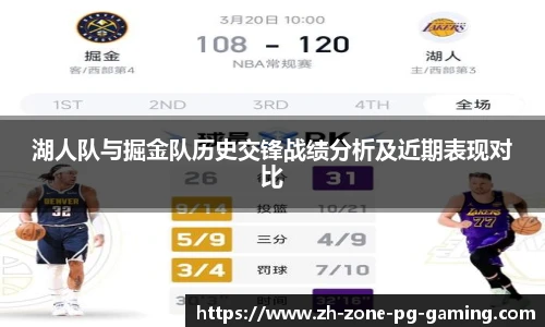 湖人队与掘金队历史交锋战绩分析及近期表现对比